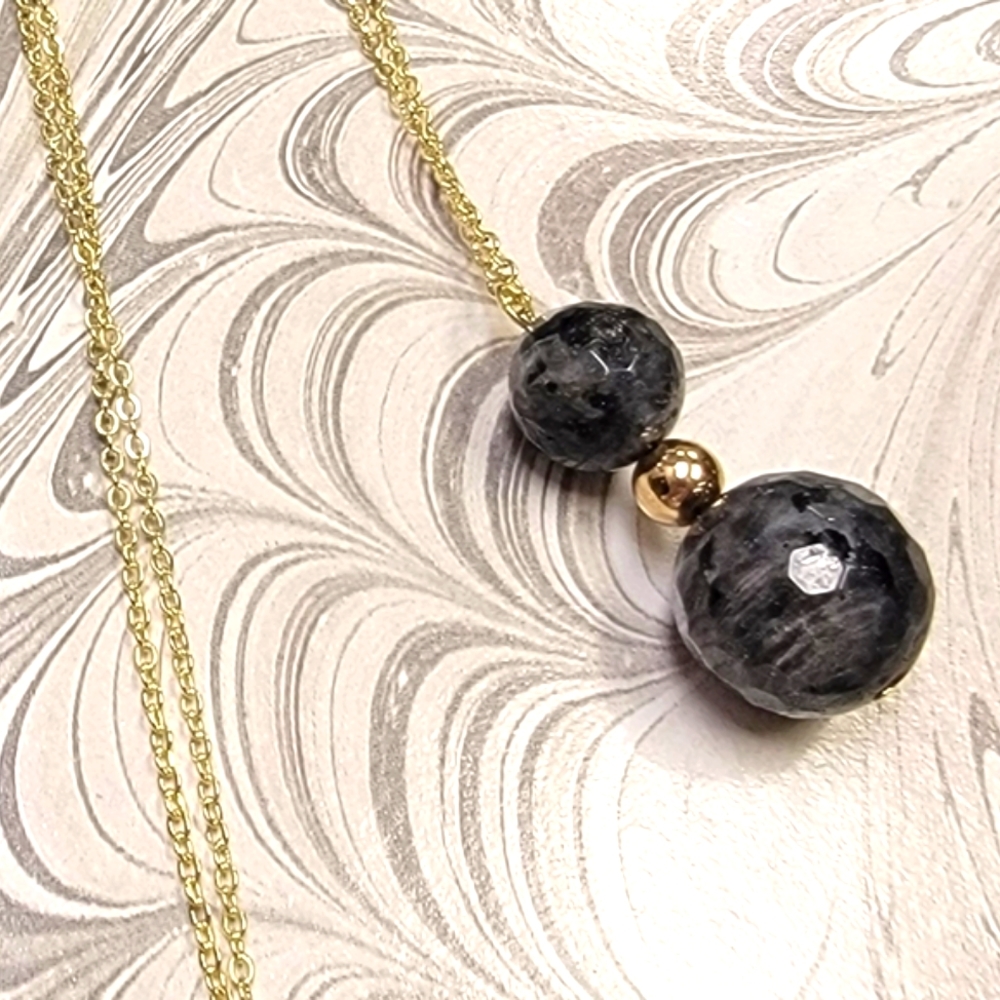 Black Labradorite Necklace